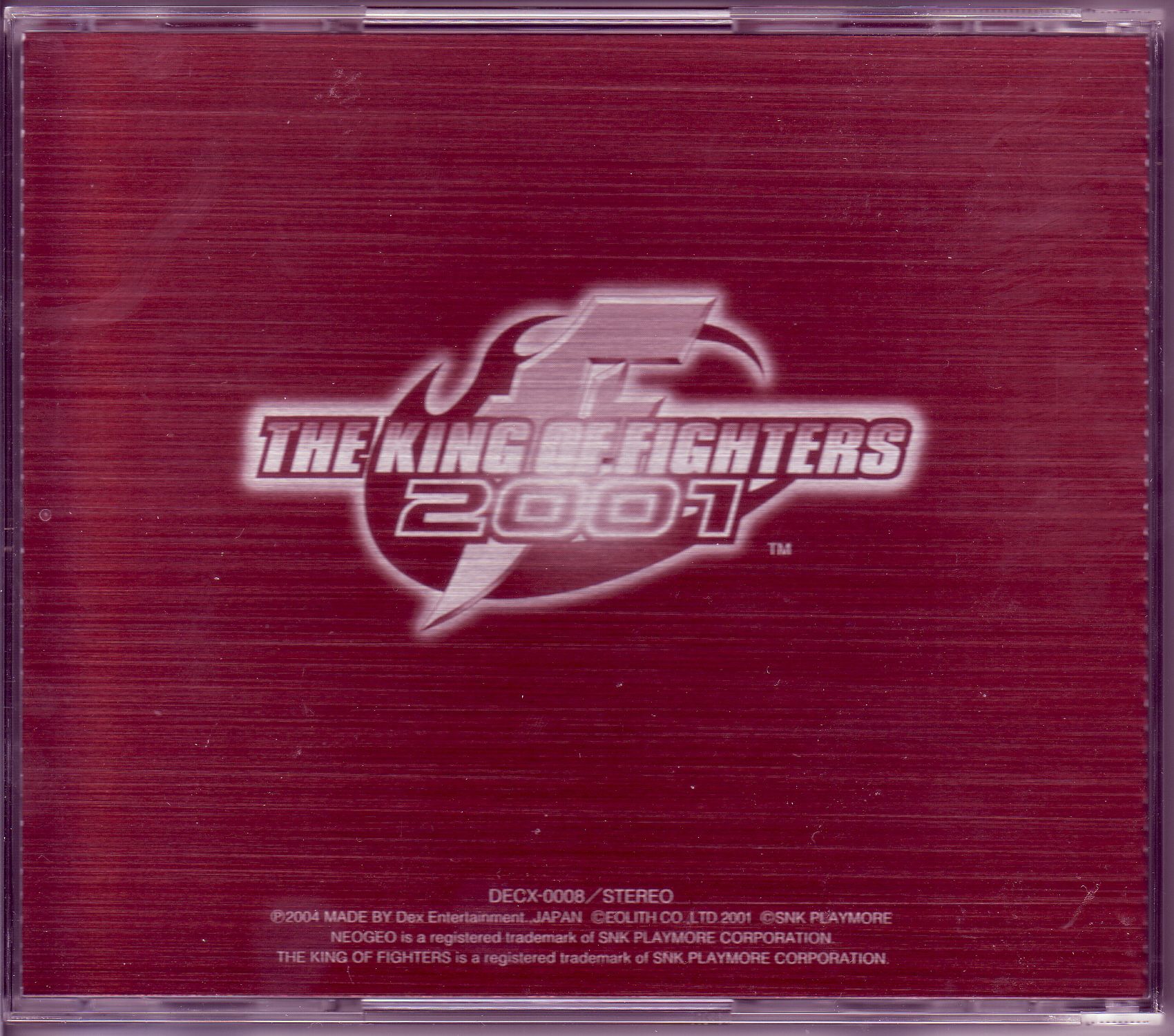 THE KING OF FIGHTERS NEOGEO's SOUNDTRACK 10th Anniversary Memorial 